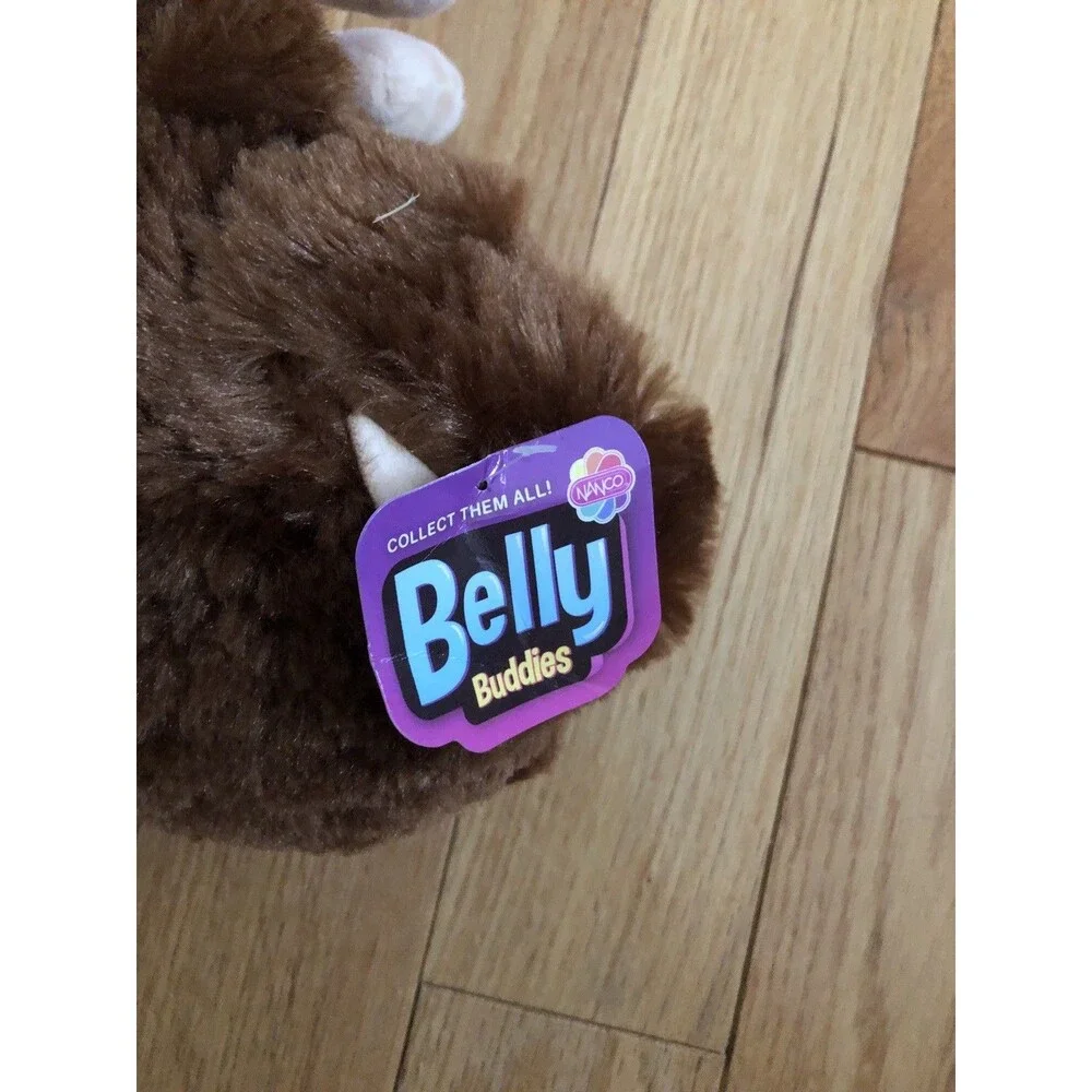 Bigfoot Belly Buddies NWT by Nanco PF-BIG10‎ Sasquatch Unibrow 7 Inch Super Soft